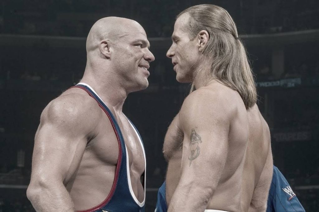 Kurt Angle vs Shawn Michaels

