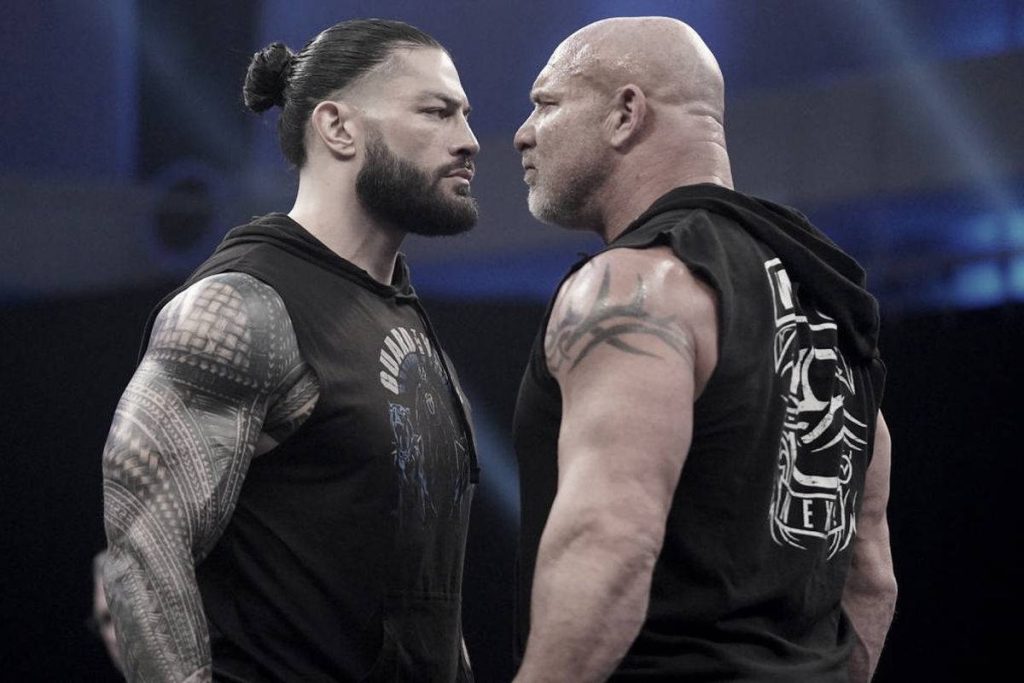 Goldberg vs Roman Reigns