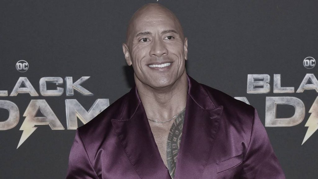 The Rock smile