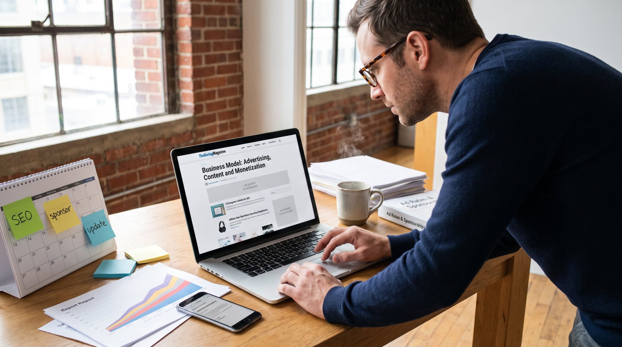 TheBoringMagazine Business Model: Advertising, Content and Monetization
