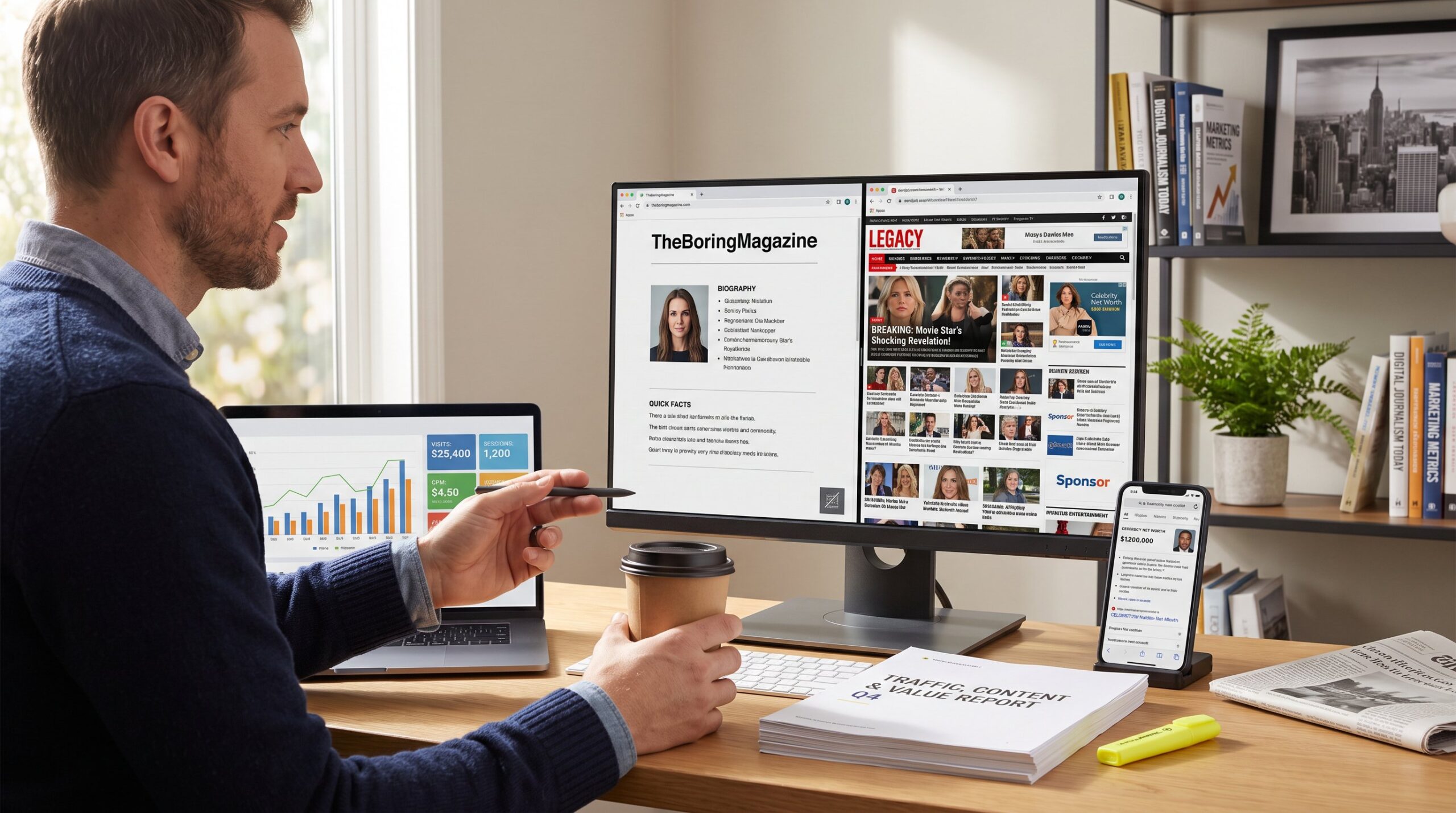 TheBoringMagazine vs Other Entertainment Websites: Traffic, Content and Value